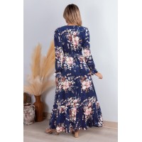 Good Day Ahead Floral Maxi Dress