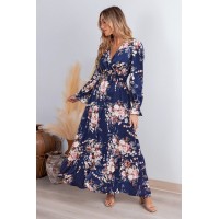 Good Day Ahead Floral Maxi Dress