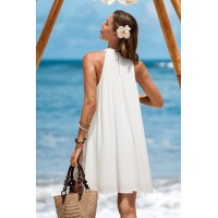Happy Medium White Mini Dress