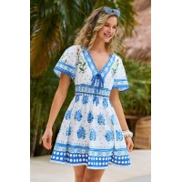 Little Moments Floral Mini Dress