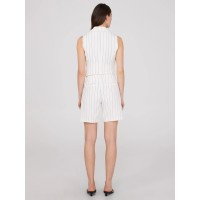 Striped Bermuda Trouser Shorts Striped Bermuda Trouser Shorts