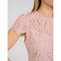 Sweetheart Neckline Top With Scallop Details