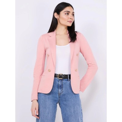 Textured Open Blazer