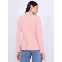 Textured Open Blazer