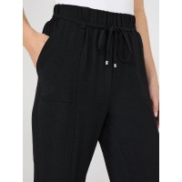 Wide-Leg Long Length Pants With Porkchop Pockets