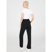 Wide-Leg Long Length Pants With Porkchop Pockets
