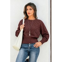 Warm Cocoa Brown Sweater