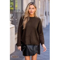 Cocoa Comfort Brown Sweater