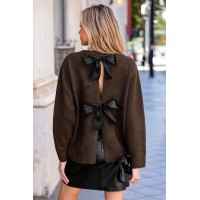 Cocoa Comfort Brown Sweater