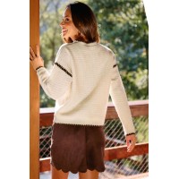 Looking Good Beige Sweater