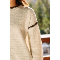 Looking Good Beige Sweater