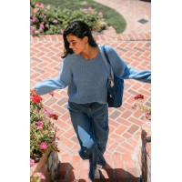 Cloudy Day Blue Sweater