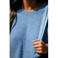Cloudy Day Blue Sweater