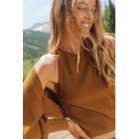 Candlelight Magic Orange Sweater