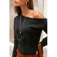 Best Self Black Sweater