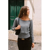 Something About You Grey Sweater