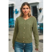 Slow Down Green Cardigan