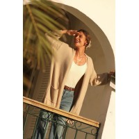 Easy Day Khaki Cardigan